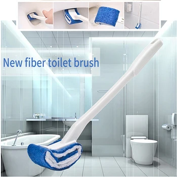 

High Quality Plastic Nylon Fiber Bath Home Clean Brush Wash Toilet Cleaning Brush Multi-Function Cleaning Tools Bathroom Set