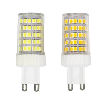 

G9 AC220V AC230V AC240V SMD2835 10W Led light lamps corn light Bulbs Lampada replace 100W Halogen lamp PC-shell