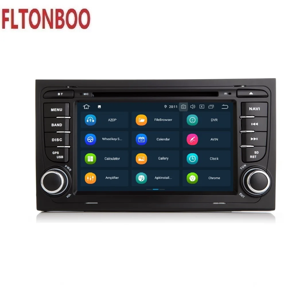 " Android 9 для AUDI A4 S4 2002-2008 автомобильный DVD gps навигатор, 3g, RAM4G rom 64 ГБ, DSP, Восьмиядерный, сенсорный экран, рулевое колесо, canbus