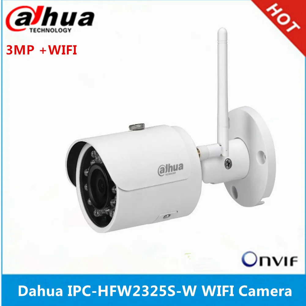 Dahua IPC-HFW2325S-W 3MP wifi камера IR50M IP67 Встроенный слот для sd-карты сетевая уличная ip-камера не может поддерживать p2p