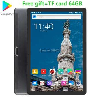 

Super Google Android 9.0 OS 10 inch tablet 3G Quad Core 2G+32GB ROM+TF card 64GB 1280*800 IPS Kids Gift Tablets 10 10.1