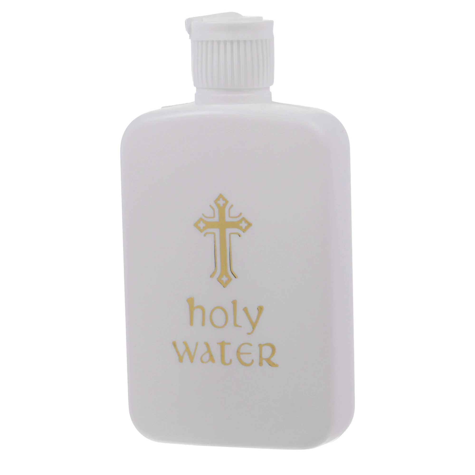 100ml Easter Plastic Water Bottle Religious Articles Easter Holy Water Bottle With Gold Blocking Holy