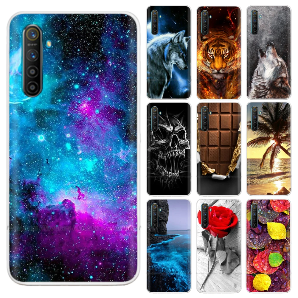 For OPPO Realme XT X2 Case Soft Silicone Back Cover for X 2 RealmeXT RealmeX2 Funda T Bumper Para | Мобильные телефоны и
