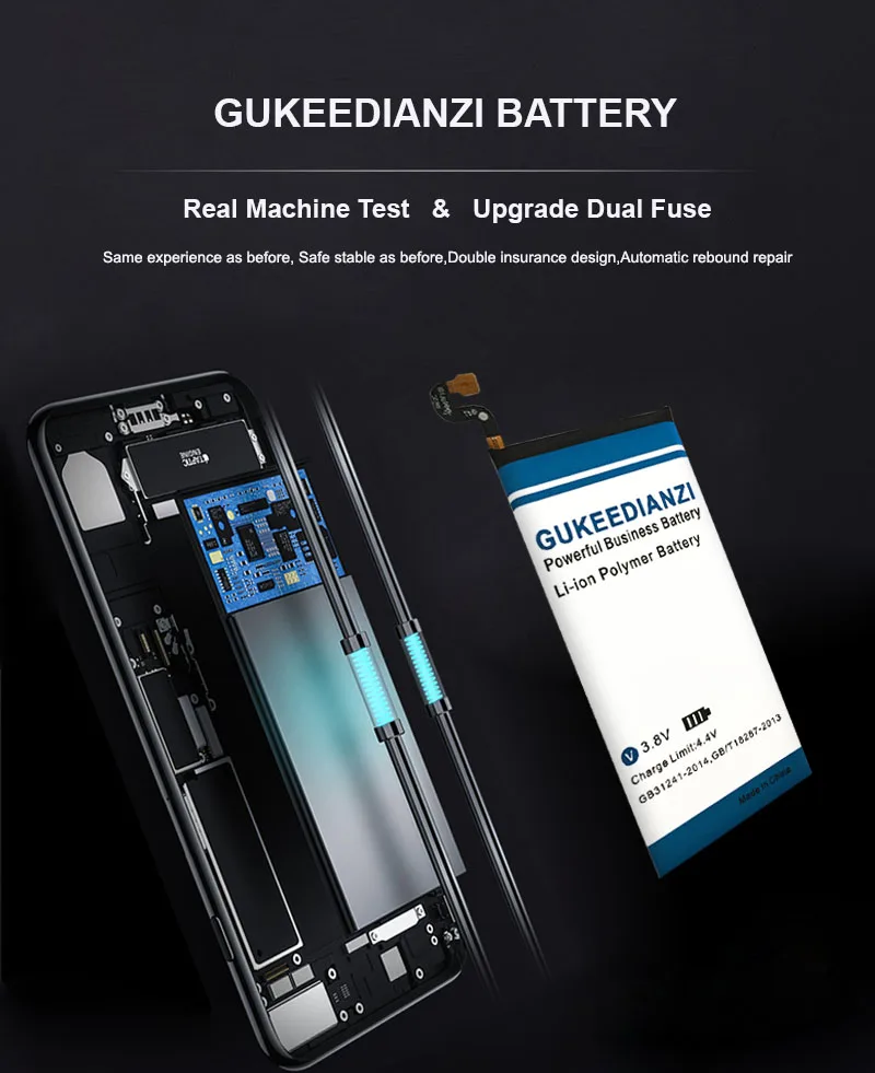 GUKEEDIANZI для samsung S7 Edge мобильный аккумулятор для samsung GALAXY S7 Edge G9350 G935FD SM-G935F аккумулятор EB-BG935ABE 3600 мАч