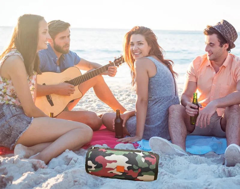 20 Вт Bluetooth Колонка Портативная колонка Bluetooth Саундбар музыкальный плеер Boom Box с fm-радио AUX для компьютера сабвуфера