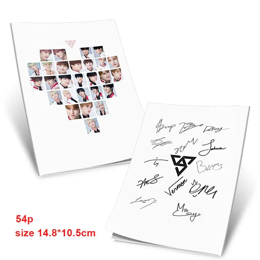 

Kpopt Seventeen Mini Photo Book The8 JeonghanHD Photograph DK Hoshi Poster Picture Carat Gif