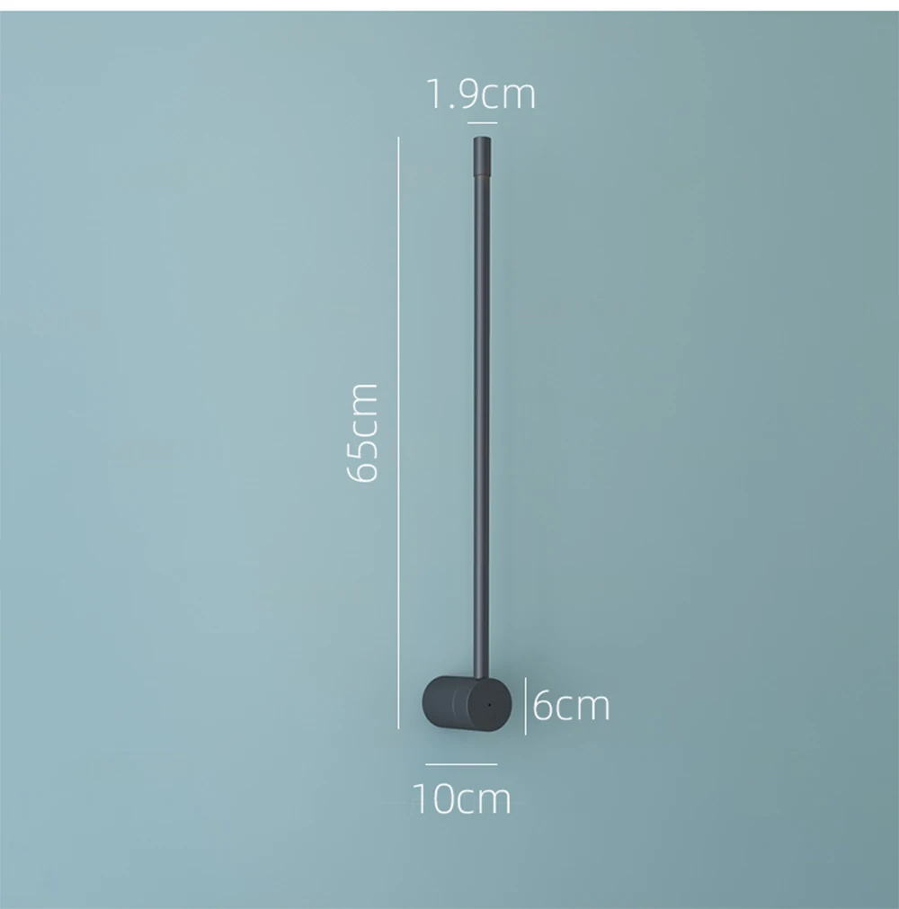Simple LED Wall Lamp bar Modern Home Indoor Decoration Lighting Sconce PVC Lamp For Bath Corridor Bedroom Creative Wall Lighting