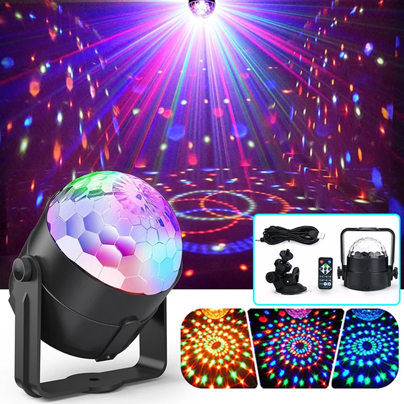 

Mini USB LED Disco Stage Light Portable Family Party Magic Ball Colorful Light Bar Club Stage Effect Lamp Bar Stage Lighting D30