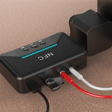 Bluetooth 5 0 Receiver Smart NFC A2DP RCA AUX 3 5MM Jack Wireless Adapter Suppotr USB Play For Car Household Speaker Headphone