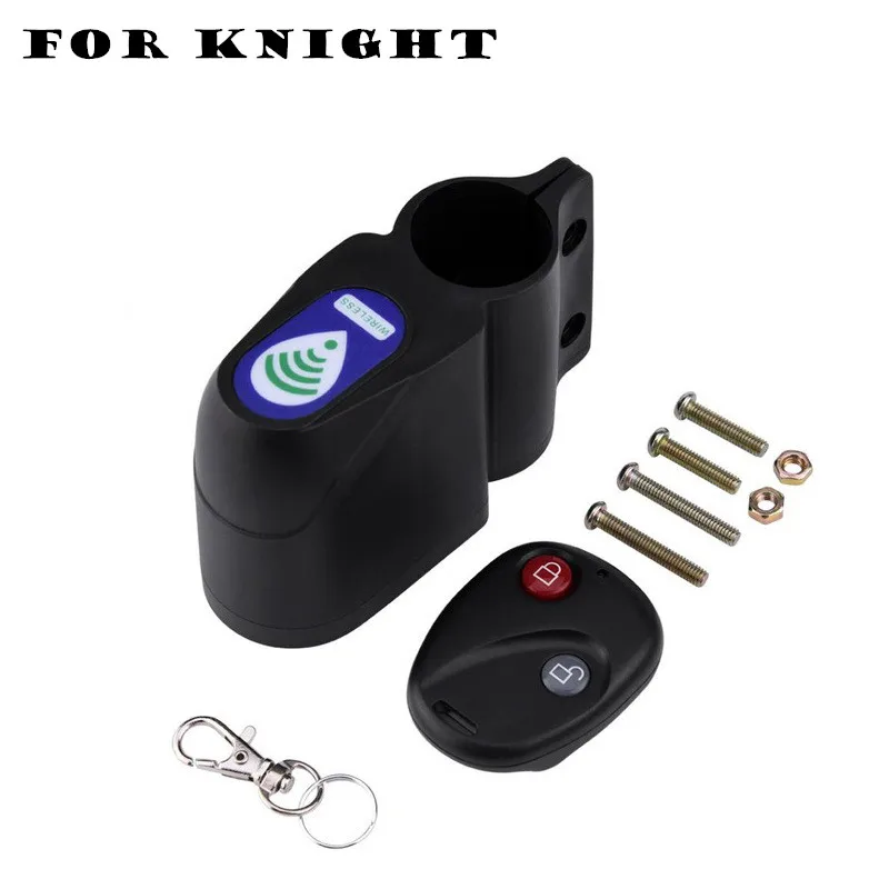 Wireless Alarm Lock Bicycle Bike Security System With Remote Control Anti-Theft 