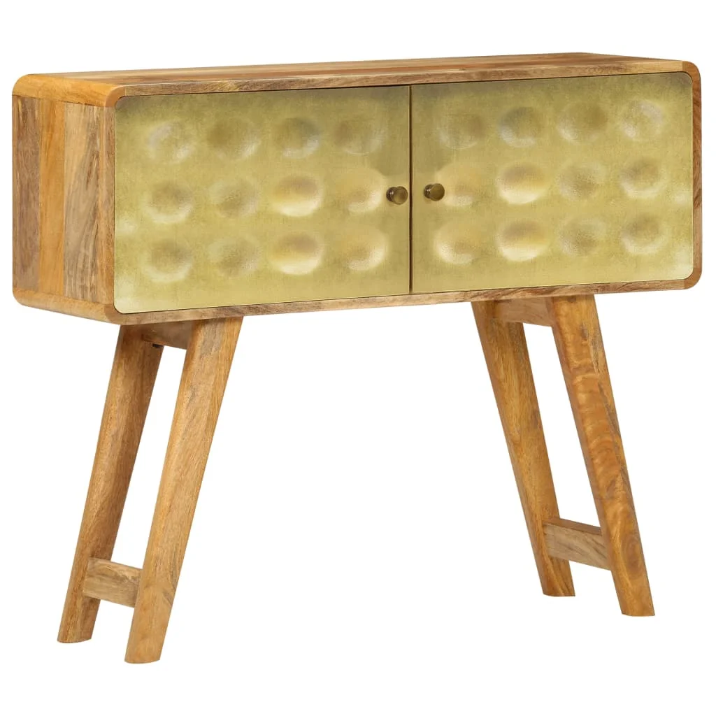 

vidaXL Aparador de madera maciza de mango 90x30x77 cm