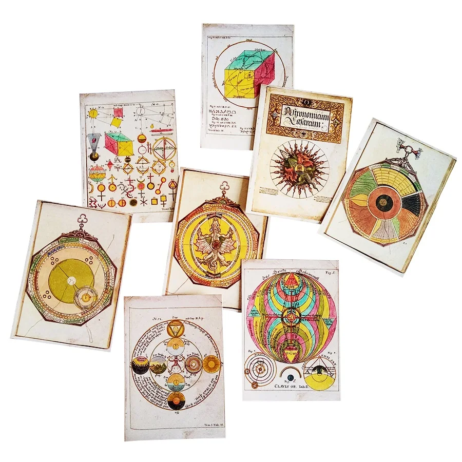 

16 Pcs/lot Restoring ancient ways astrolabe style postcard decoration card greeting card