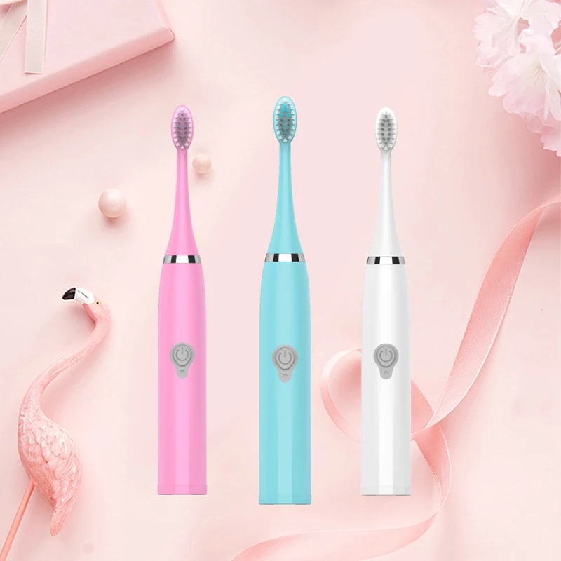 New Adults Electric Toothbrush IPX7 Waterproof Sonic Toothbrush 3 Soft Toothbrush Heads Oral Care Sonic Brush New Adults Electric Toothbrush IPX7 Waterproof Sonic Toothbrush 3 Soft Toothbrush Heads Oral Care Sonic Brush