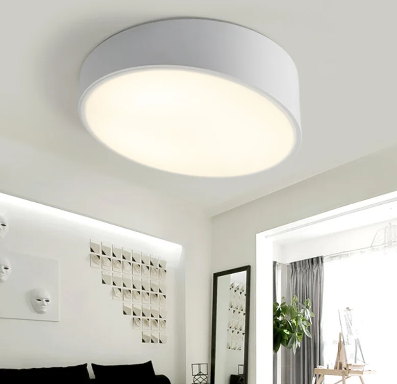 

Modern Creative Cool Circle LED Ceiling Lamp Nordic Minimalist Living Room Restaurant Library Room Lighting Lamps