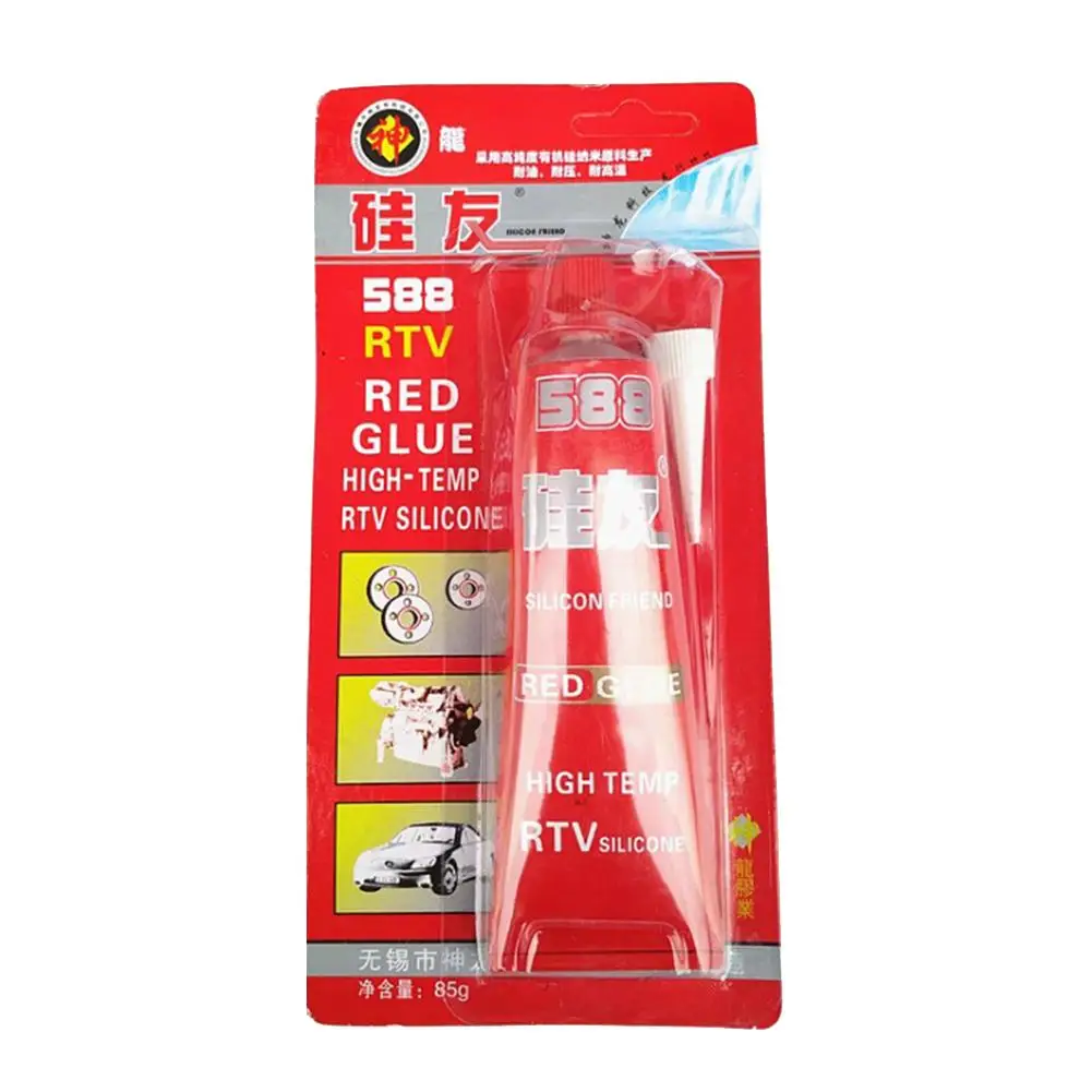 85 г прочный клей высокотемпературный герметик RTV красный крепежный клей для автомобильного двигателя зазор уплотнение Инструменты для ремонта