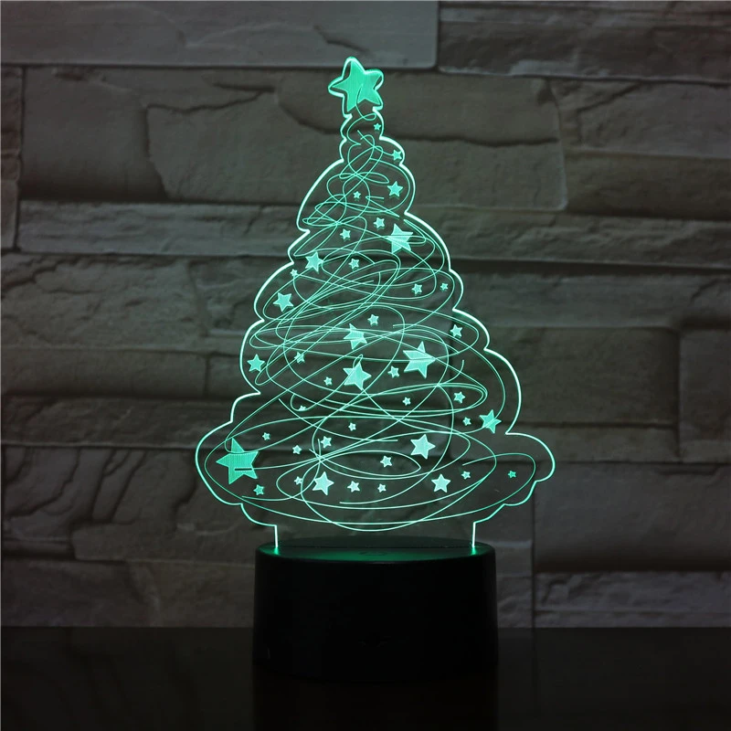 christmas tree table lamp