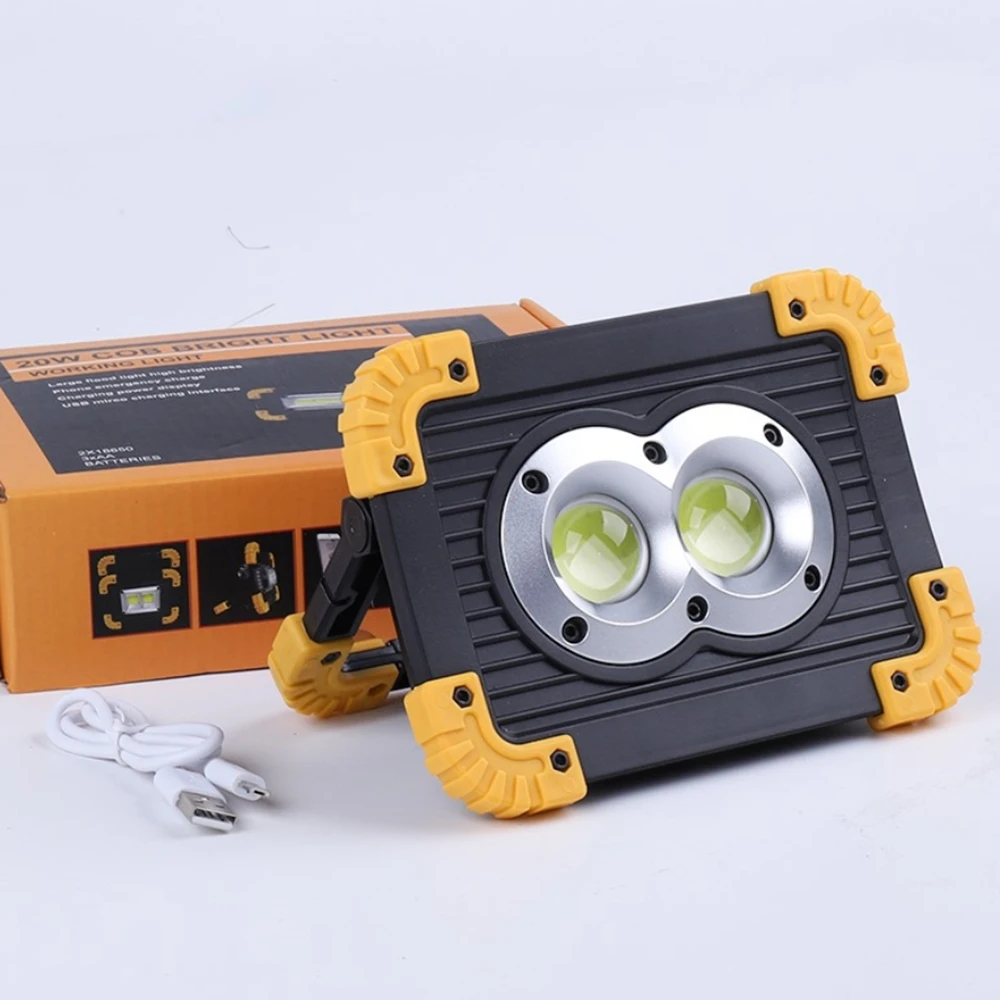 

20W Portable Spotlight Super Bright Led Floodlight For Outdoor Waterproof Camping Lampe Led Work Light Flashlight