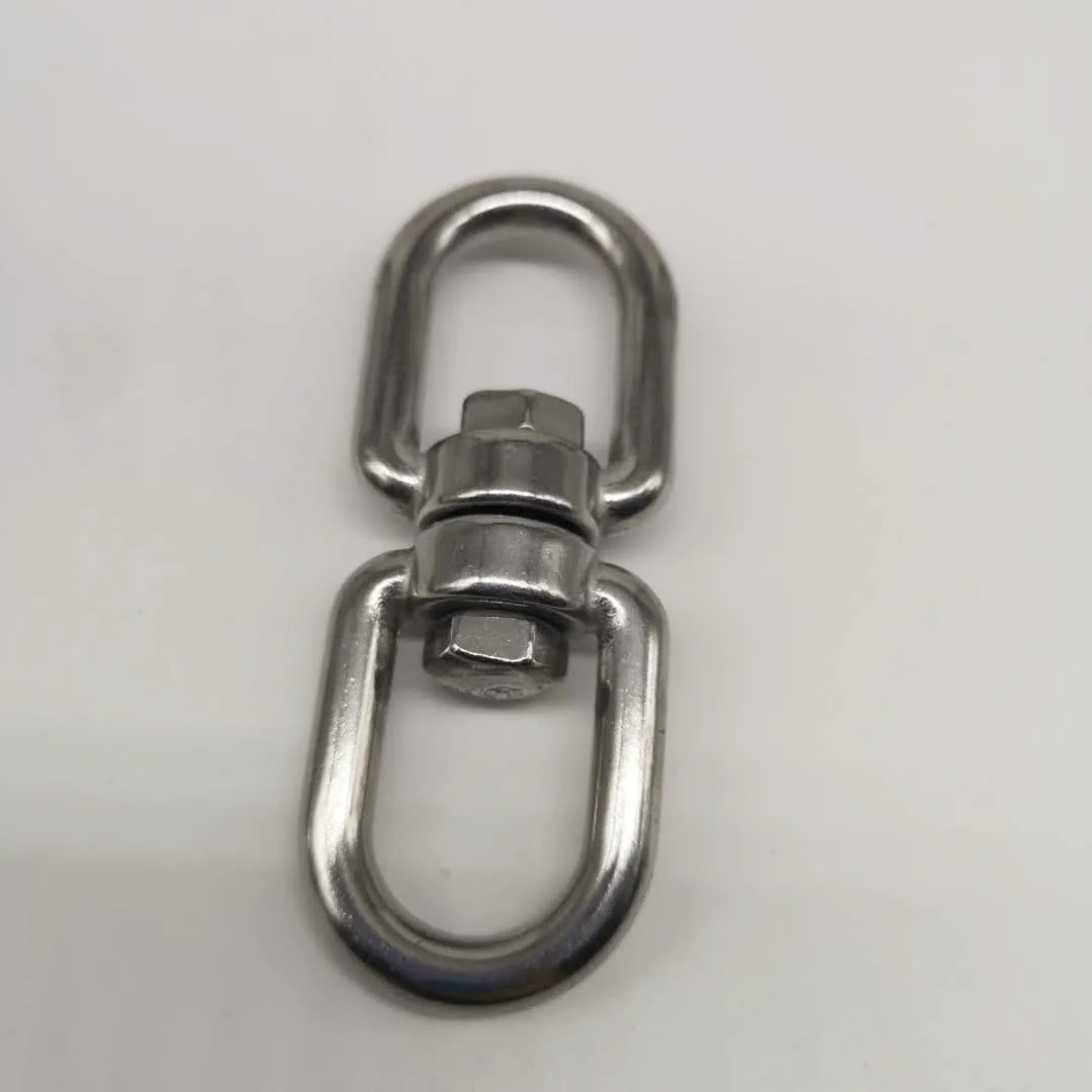 1 pcs M16 Thickness 304 Stainless Steel Double End Eye Swivel Hook Shackle  - AliExpress