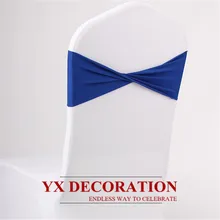 Хорошее качество стрейч лайкра повязка на стул спандекс стул створки для свадьбы крышка стула украшения