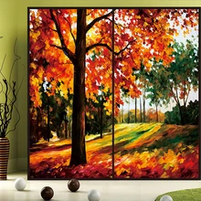 Пользовательский размер Горячая стеклянная пленка статическая цепляется без клея Термостойкое УФ-защитное витражное окно дверная фольга 55 см x 100 см