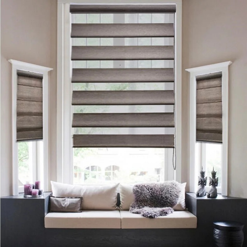 Peacock Roman Roller Blinds Blackout Shades Window Curtains Ps1 Customize Size Manual Or Motorize Remote Control Blinds Shades Shade Curtainroller Window Shade Aliexpress
