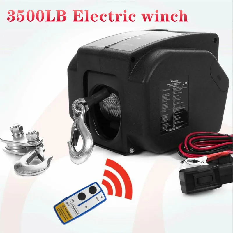 12V 3500lbs wireless Electric winch for marine use | Инструменты