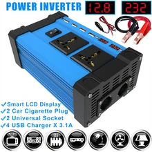 

4000W Car Power Inverter Digital LED Display DC 12V to AC 220V/110V Converter with 2 AC Sockets, 2 Lighter Sockets, 4 USB Ports