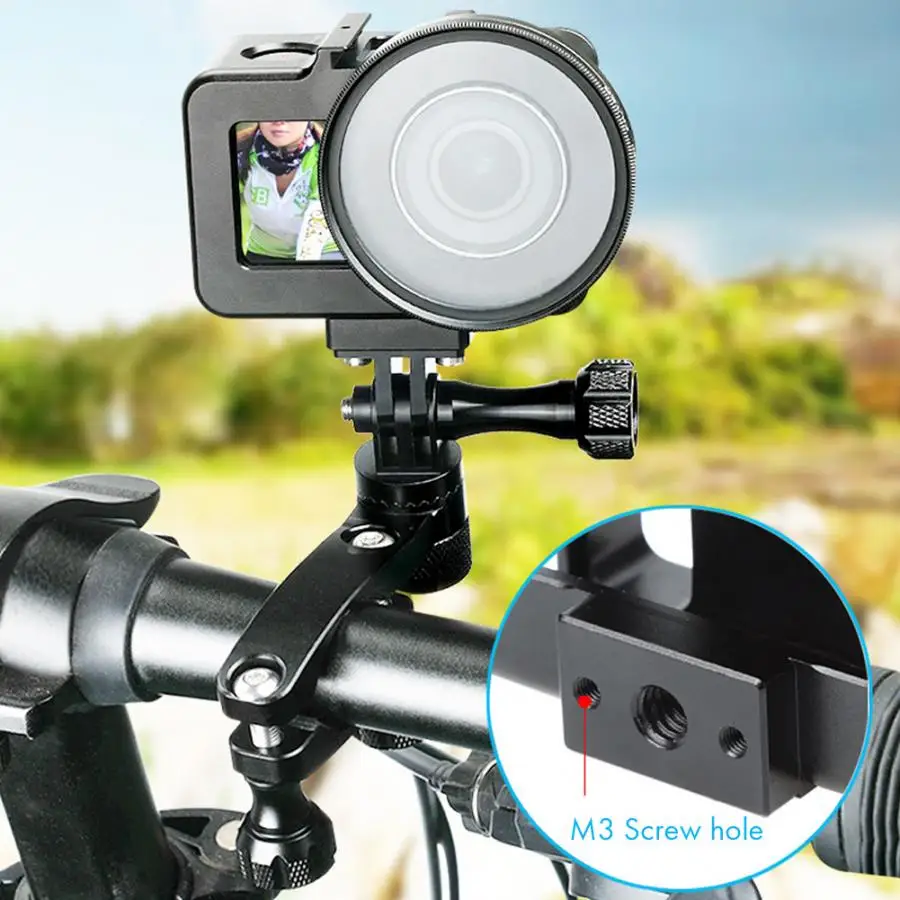 Защитная рамка из алюминиевого сплава чехол для DJI Osmo Action с крышкой объектива 52 мм