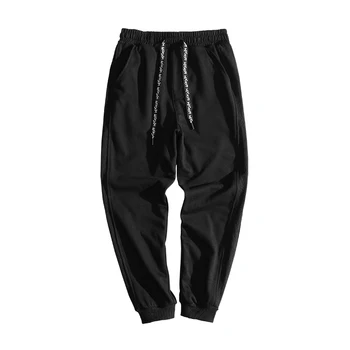 

MOGU Men Black Joggers Pants New Summer 2020 Mens Mutitily Pockets Ankel Cargo Pants Male Spring Streetwear Overalls Sweatpants