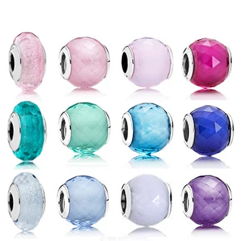 

Kakany New Fashion Various Colors Bead Cut Solid Glass Suitable For Bead Bracelet Female Charm Diy Jewelry