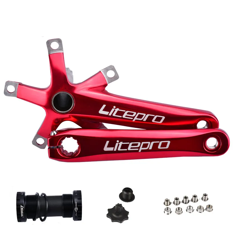 Litepro алюминиевый сплав складной велосипед Кривошип 170 мм BCD 130 коленчатый набор
