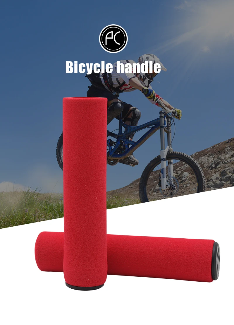 PCycling высококачественные губчатые ручки MTB велосипедный Руль Ручка для велосипеда удобный нескользящий руль из пеноматериала ручки аксессуары