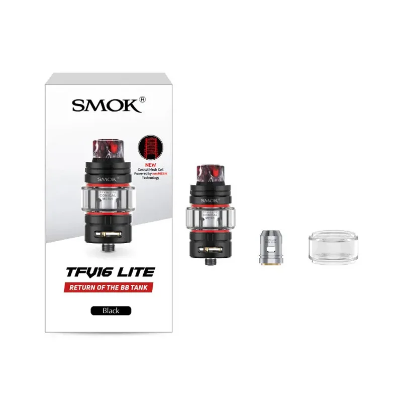 SMOK TFV16 Lite Tank 5 мл с конической сеточной катушкой и двойной сетчатой головкой nexMesh 810 капельный наконечник электронная сигарета атомайзер подходит для G-Priv 3 MOD Vape