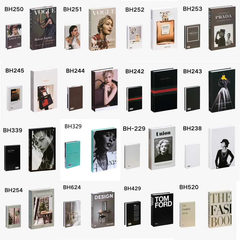 

Fake Books Decoration For Home Decorative Books Modern Simulation Fashion Faux Book luxury Home Decor Fake Books Decoration