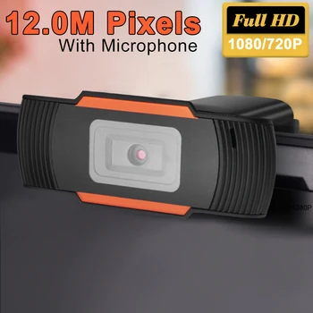 

2020 New 30 degrees rotatable 2.0 HD Webcam 1080p USB Camera Video Recording Web Camera with Microphone For PC Computer