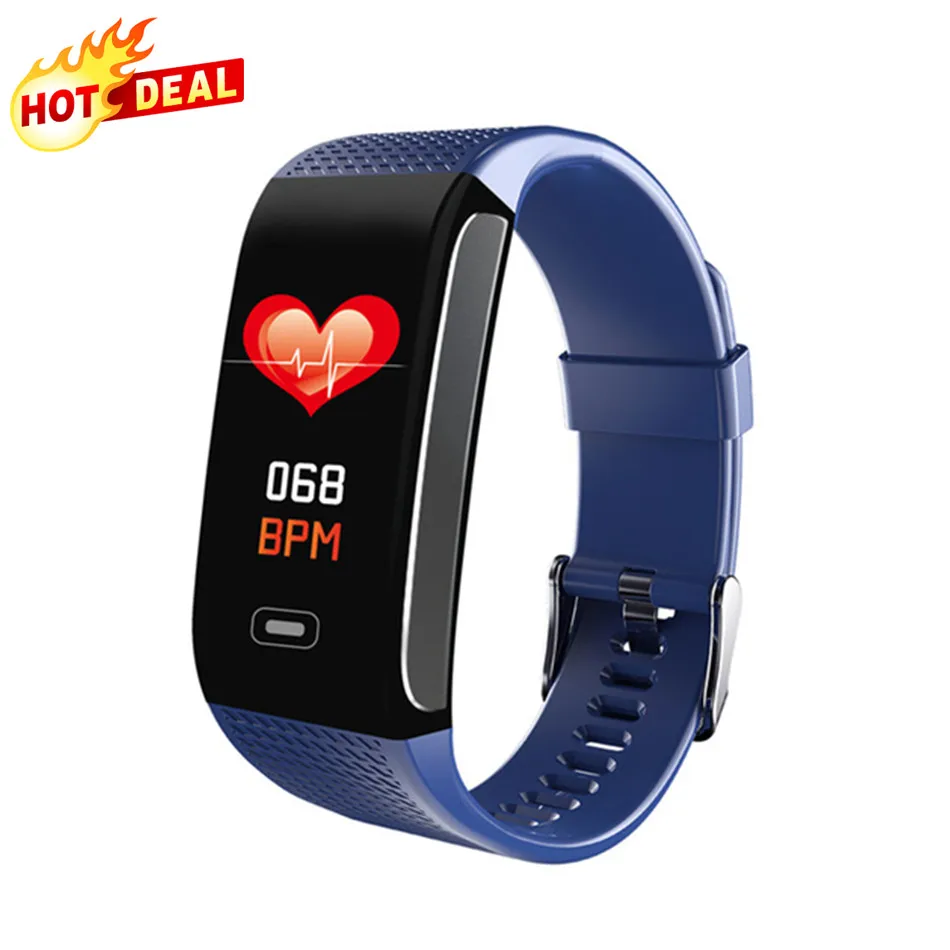 

CK18S Smart Watch Blood Pressure Heart Rate Smart Band Wrist Watch Fitness Bracelet Tracker Pedometer Wristband for Android IOS