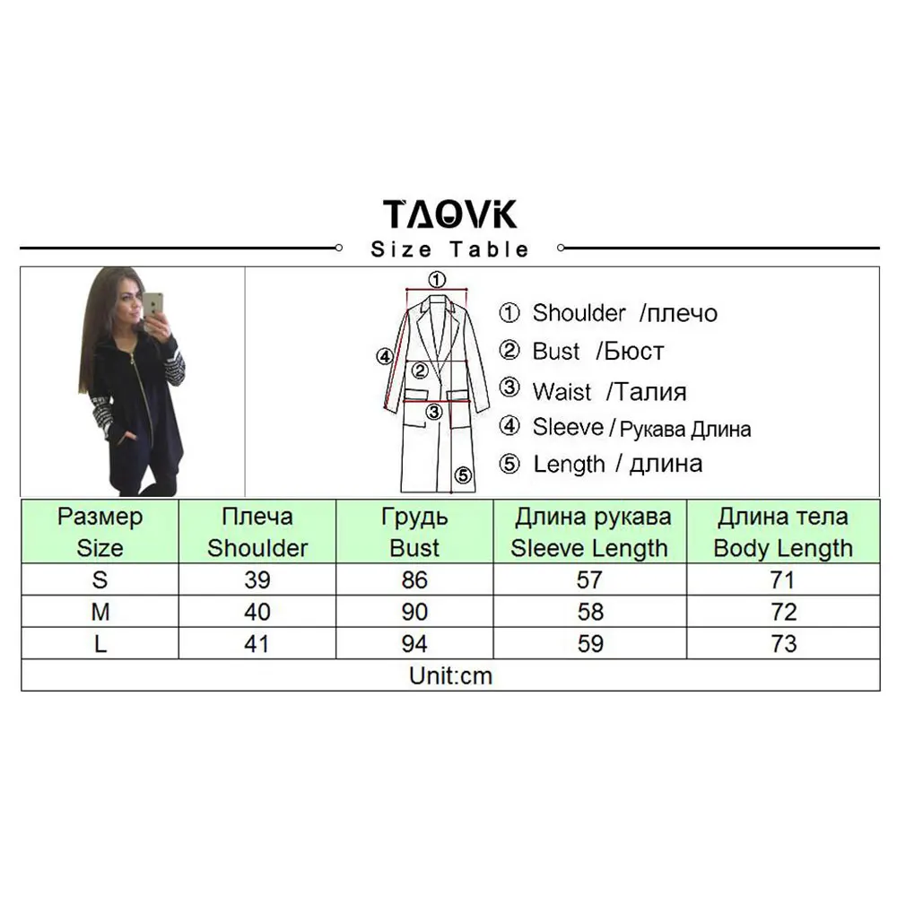 Женское длинное асимметричное пальто TAOVK осеннее черного синего и серого цветов