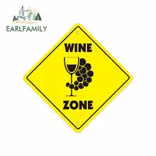 ^^Best Offers EARLFAMILY 13cm x 13cm for Wine Crossing Zone Funny Car Stickers Bumper RV VAN Fine Decal JDM Vinyl Car Accessories Cartoon ^^Best Offers EARLFAMILY 13cm x 13cm for Wine Crossing Zone Funny Car Stickers Bumper RV VAN Fine Decal JDM Vinyl Car Accessories Cartoon