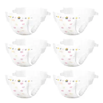

1 Pack 46 Pcs 9-14KG Baby Diapers Breathable Disposable Baby Diapers (White)
