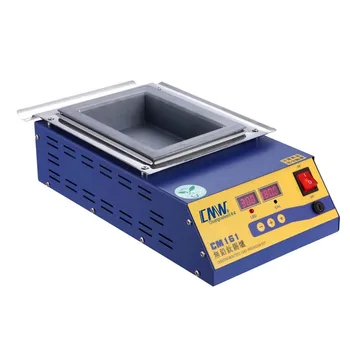 

Square high temperature lead free soldering pot titanium solder furnace tin melting digital display 220V 110V CM-161 0-600C 1KW