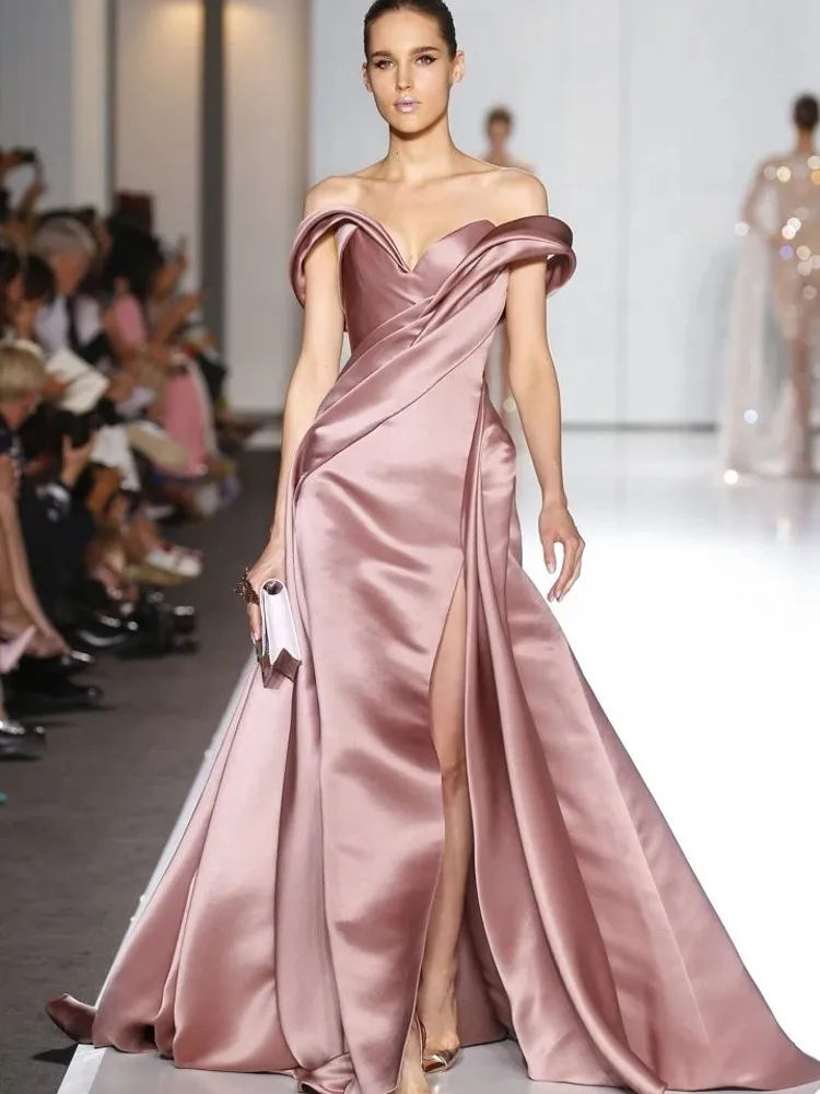 structured evening gown
