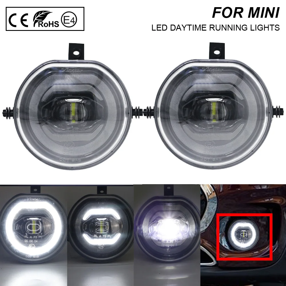 

2X LED Daytime Running Light Fog LIGHT For Mini F55/F56 F54 Clubman F57