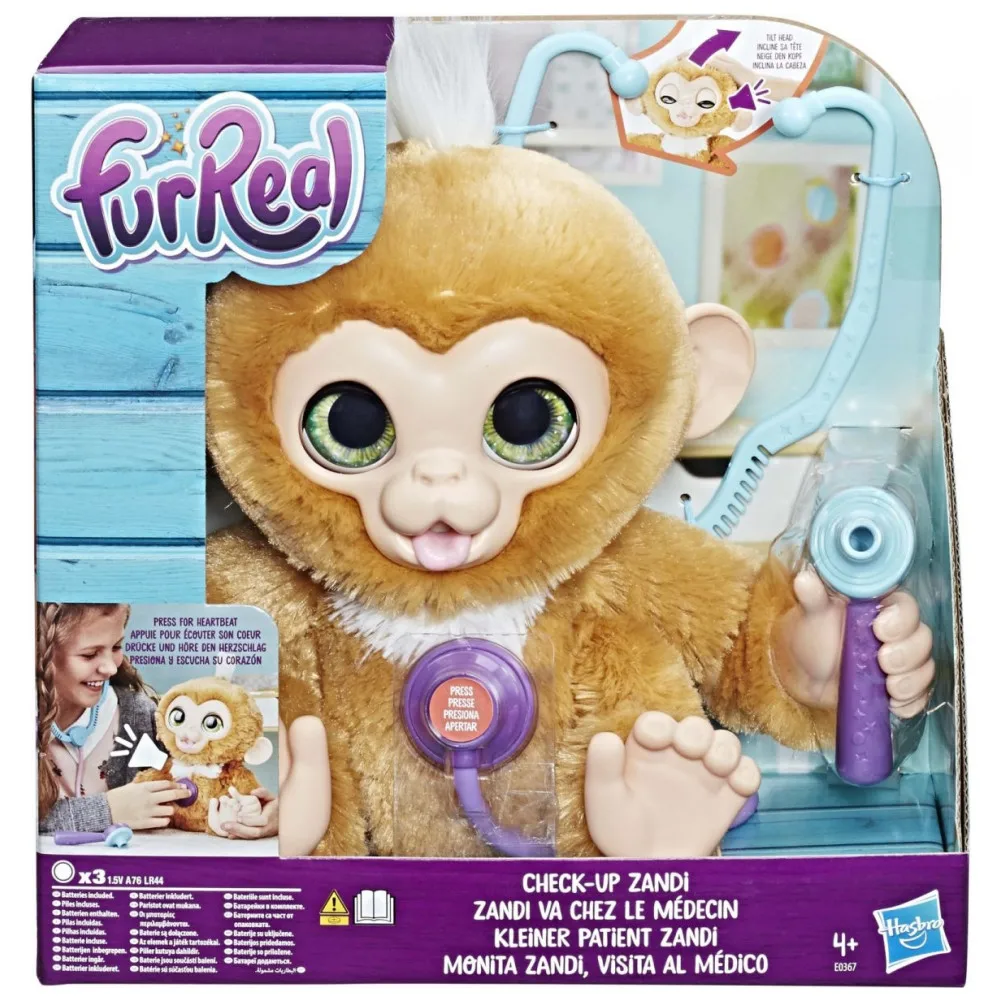 Интерактивная мягкая игрушка Вылечи Обезьянку Furreal Friends E0367