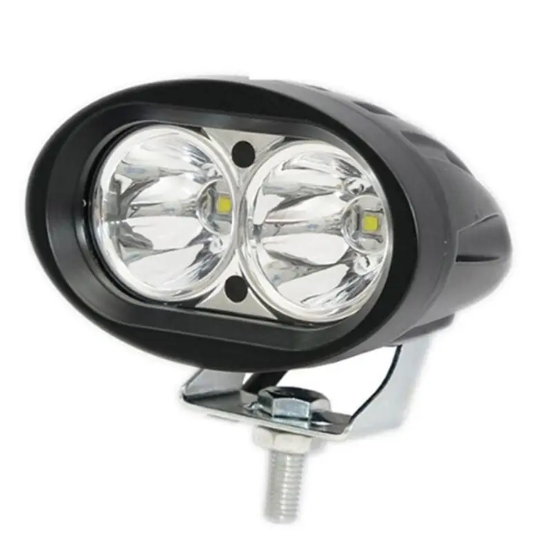 LED Forklift Truck White Warning Lamp Safety Working Spot Light 9-31V IP67 Waterproof 20W Work Spotlight - Цвет: Черный