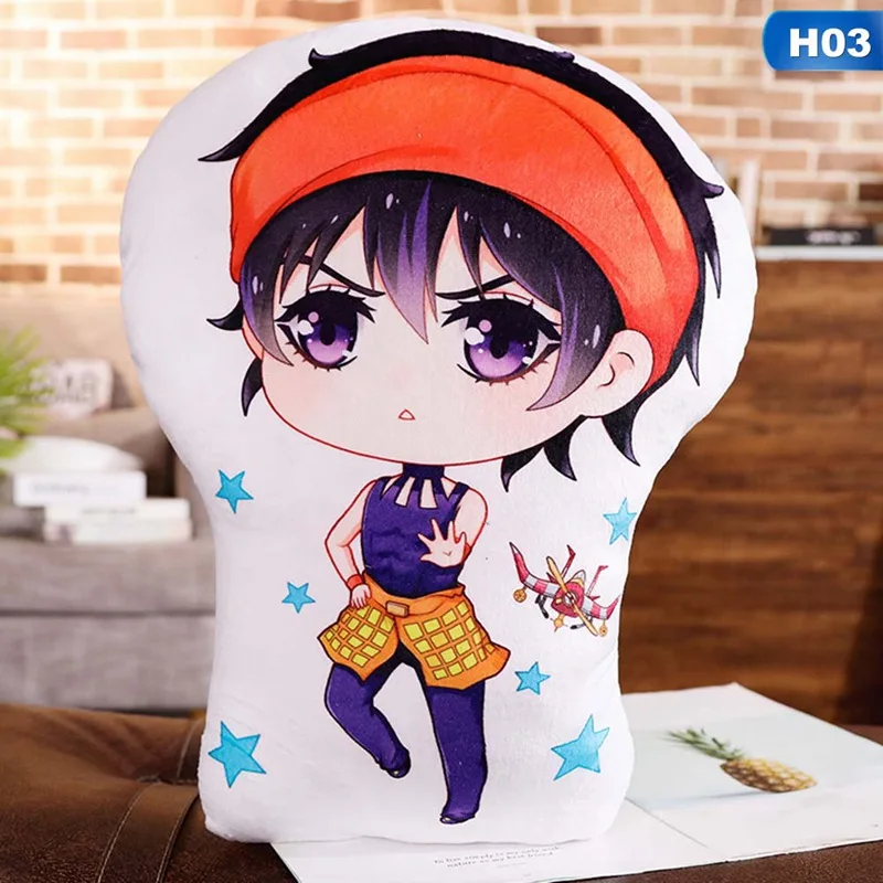 Jojo аниме Рисунок декоративное постельное белье Чехол для подушки для дивана размером 45*45 см декоративные домашние наволочки Чехлы на