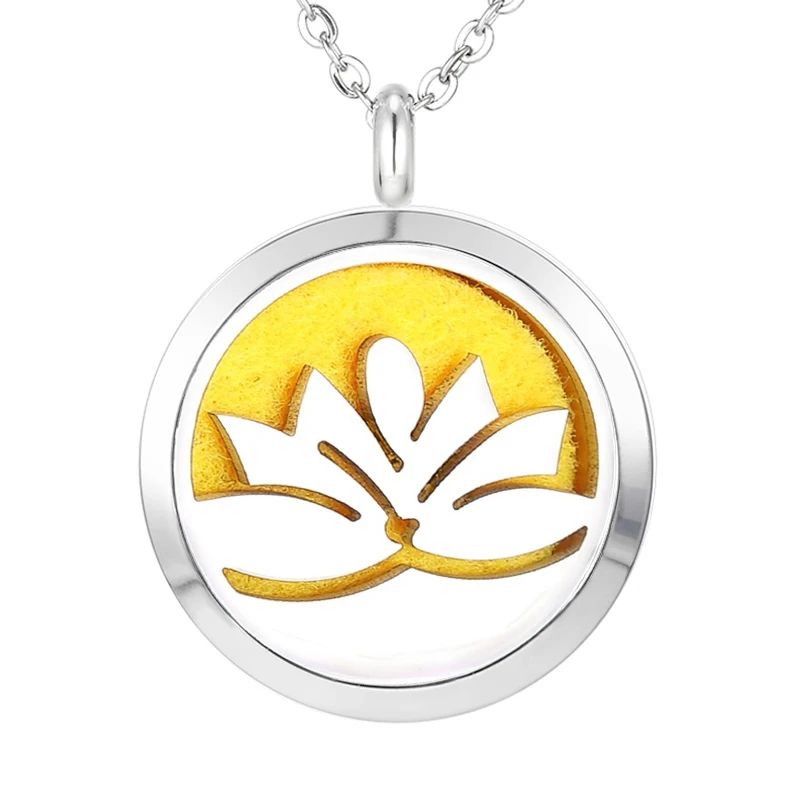 377 Essential Oil Diffuser Locket Pendant Necklace