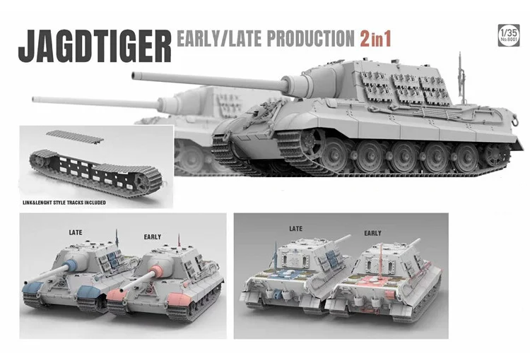 Список игрушек солдат модели 1/35 Jagdtiger танк