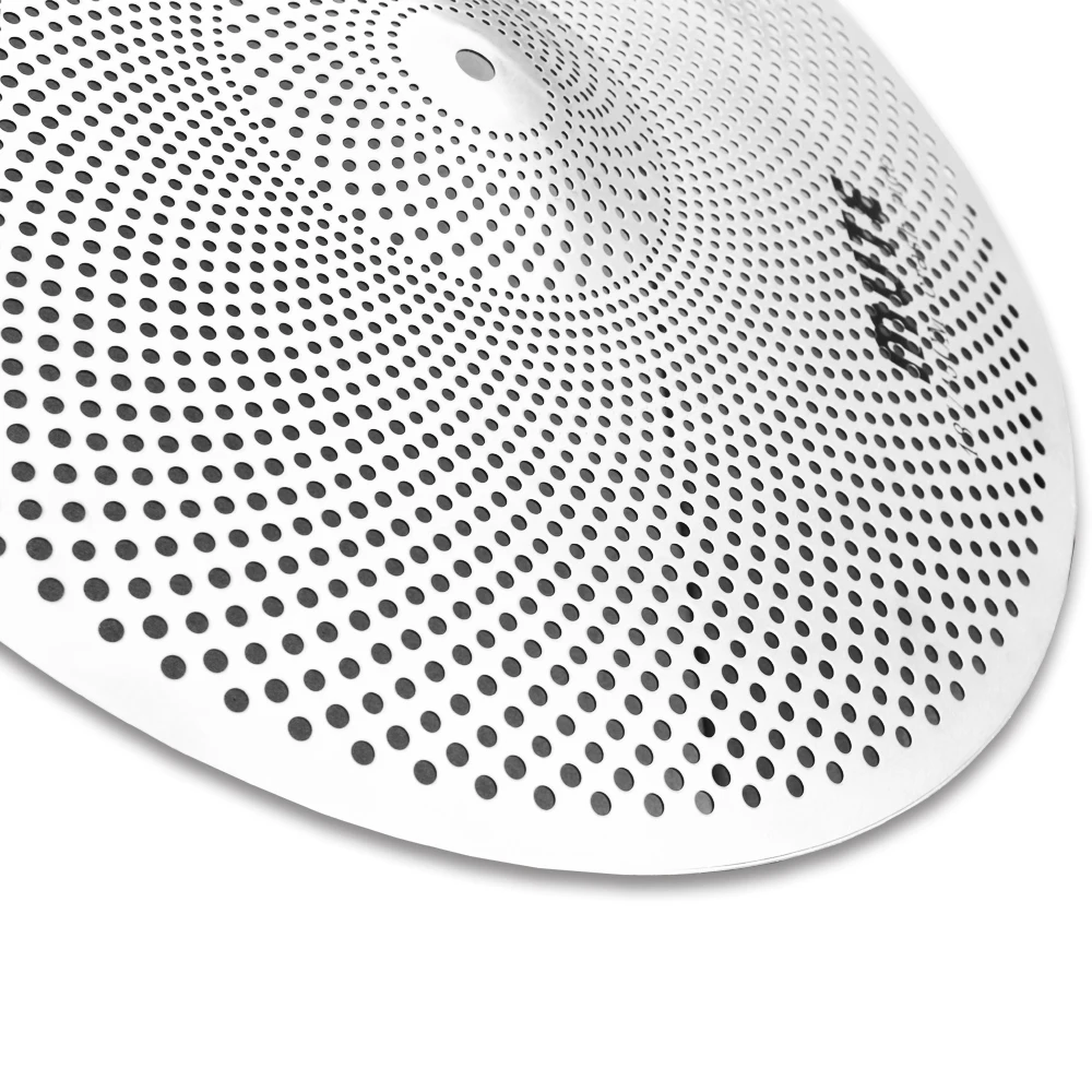 Arborea Silent Low Volume Cymbal Pack 5 PCS+Cymbal Bag Silver For Jazz Drum Set Kids Drum Beginners Best Gifts