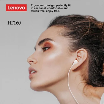 

Lenovo HF160 Headset In-ear Noise Reduction Wire-controlled Headset HiFi Huawei Android Apple General