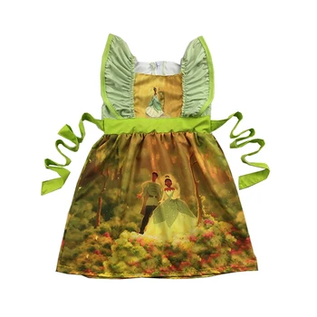 

woven dress kids product girls dress pearl short sleeve frock cute girls cross dress fashionable summer dress